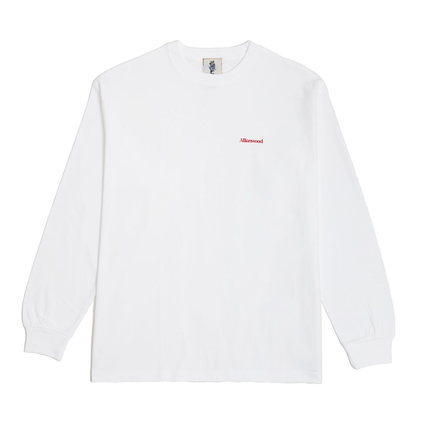 Allenwood LOGO L/S T-SHIRT WHITE