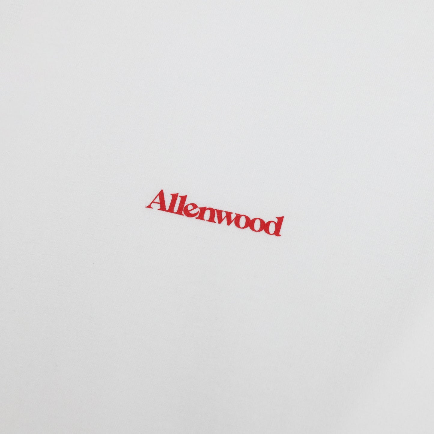 Allenwood LOGO L/S T-SHIRT WHITE