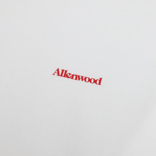 ALLENWOOD LOGO L/S T-SHIRT WHITE