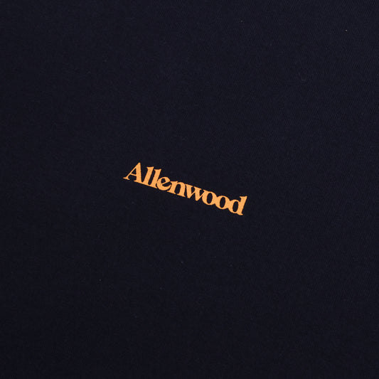 ALLENWOOD LOGO L/S T-SHIRT NAVY