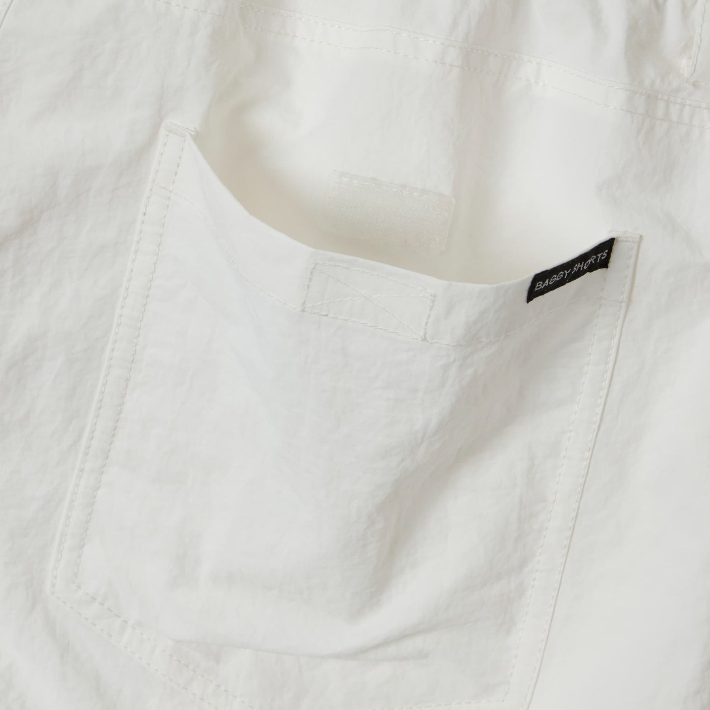 BAGGY SHORTS BA-002 7P PANTS WHITE