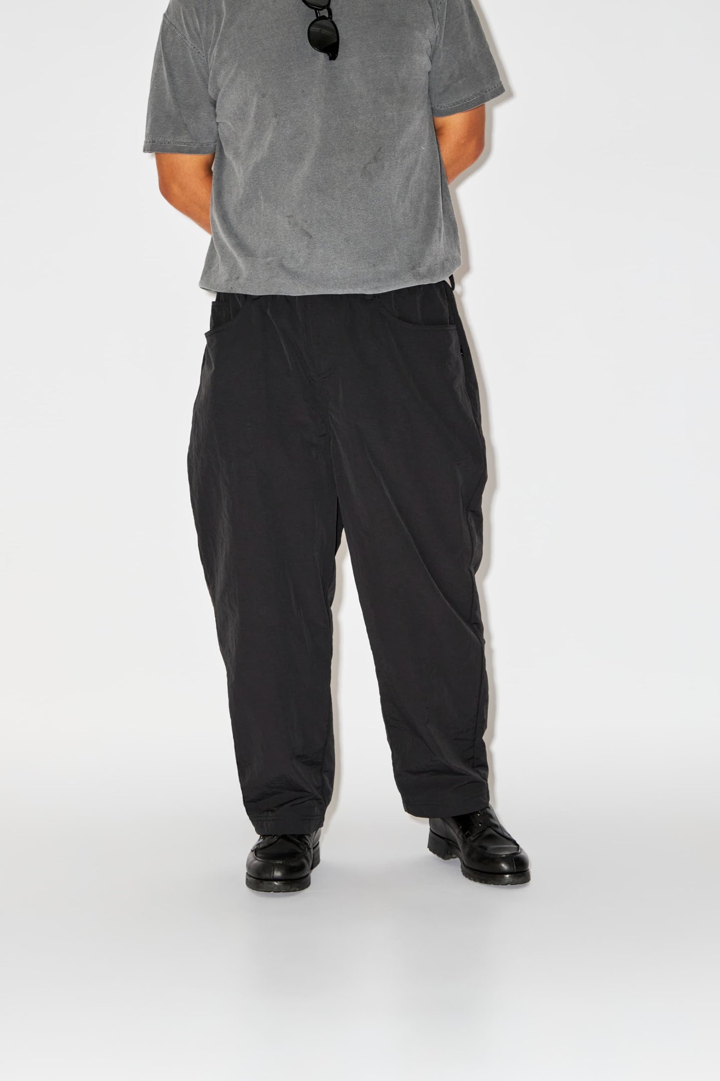 BAGGY SHORTS BA-002 7P PANTS BLACK