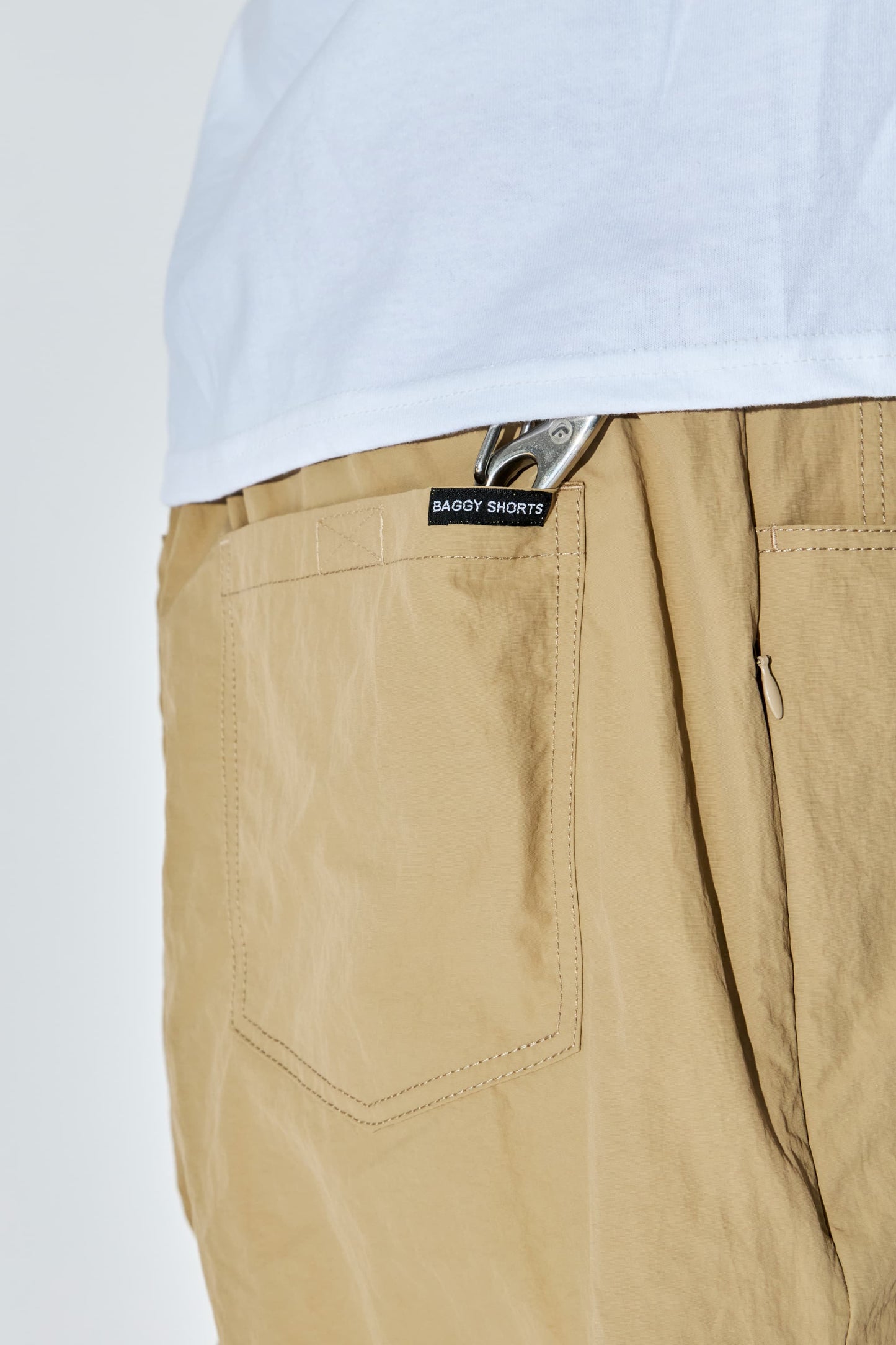 BAGGY SHORTS BA-002 7P PANTS BEIGE