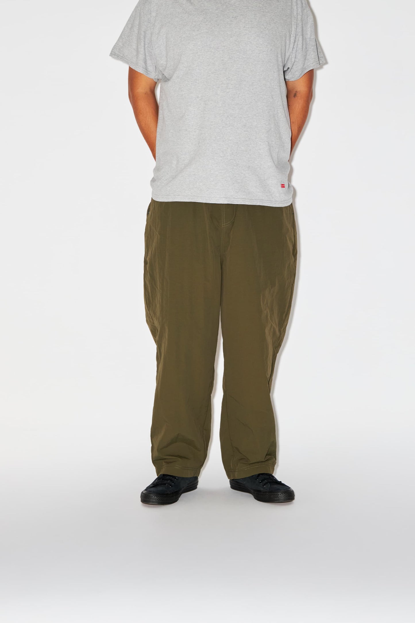 BAGGY SHORTS BA-002 7P PANTS OLIVE
