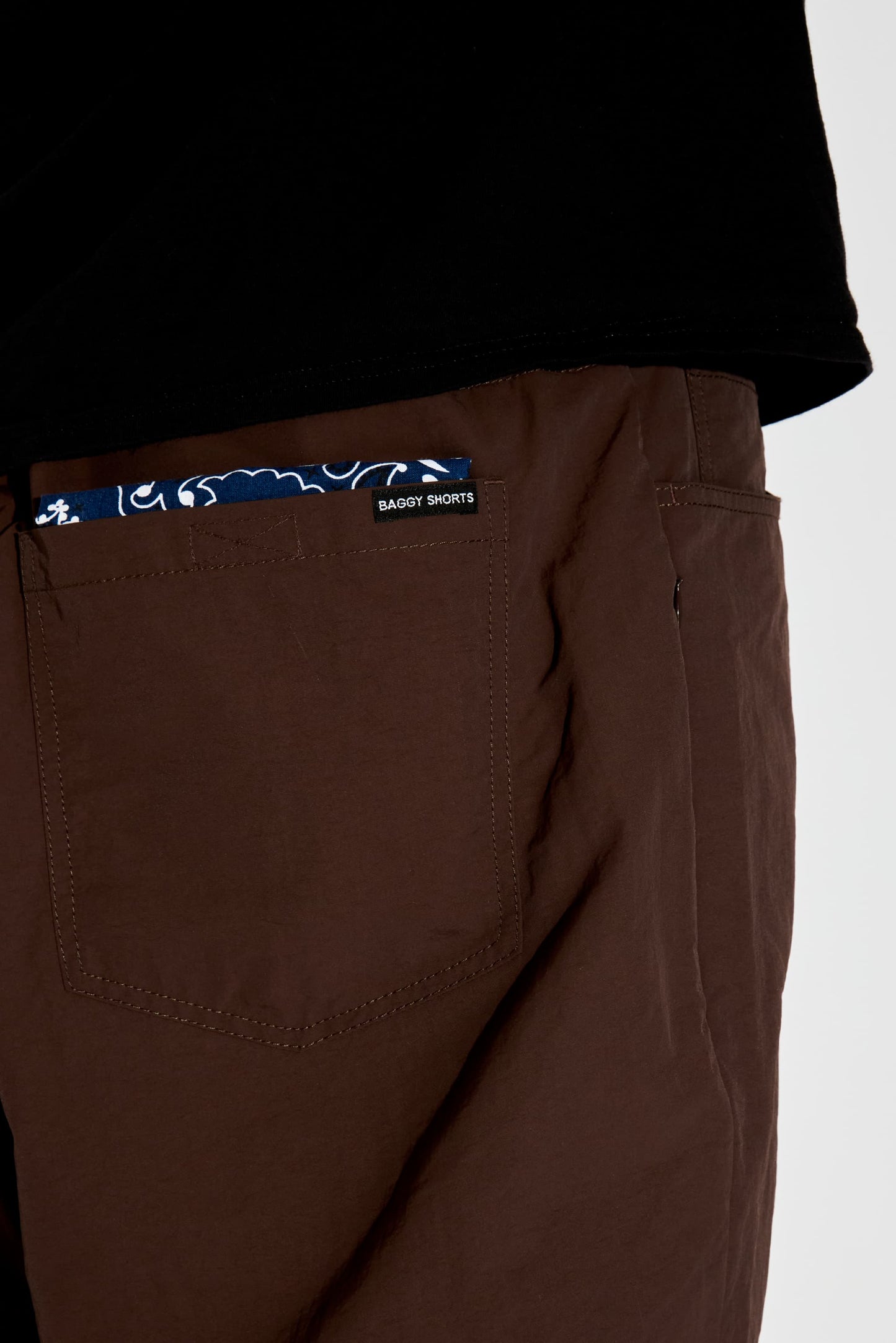 BAGGY SHORTS BA-002 7P PANTS BROWN