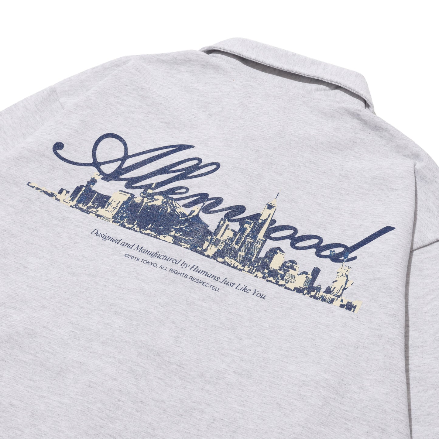 ALLENWOOD HOME COTTON COACH JACKET ASH GRAY