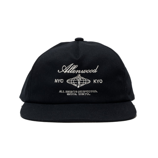 ALLENWOOD GLOBE BB CAP BLACK