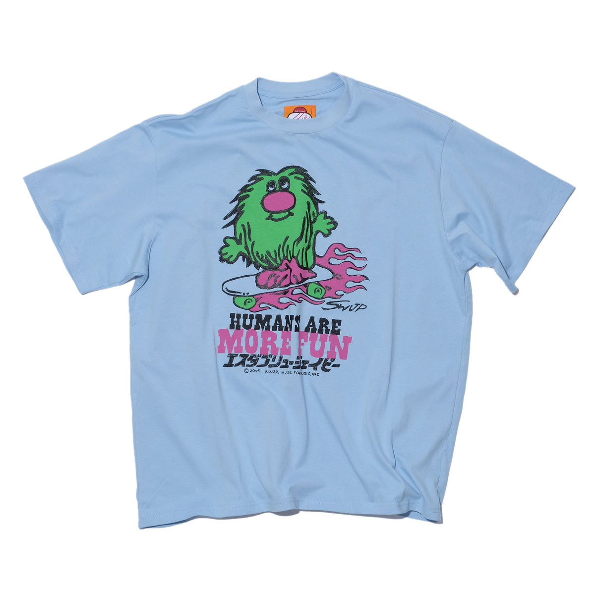 SWJP MOSSY MOE T-SHIRT BLUE