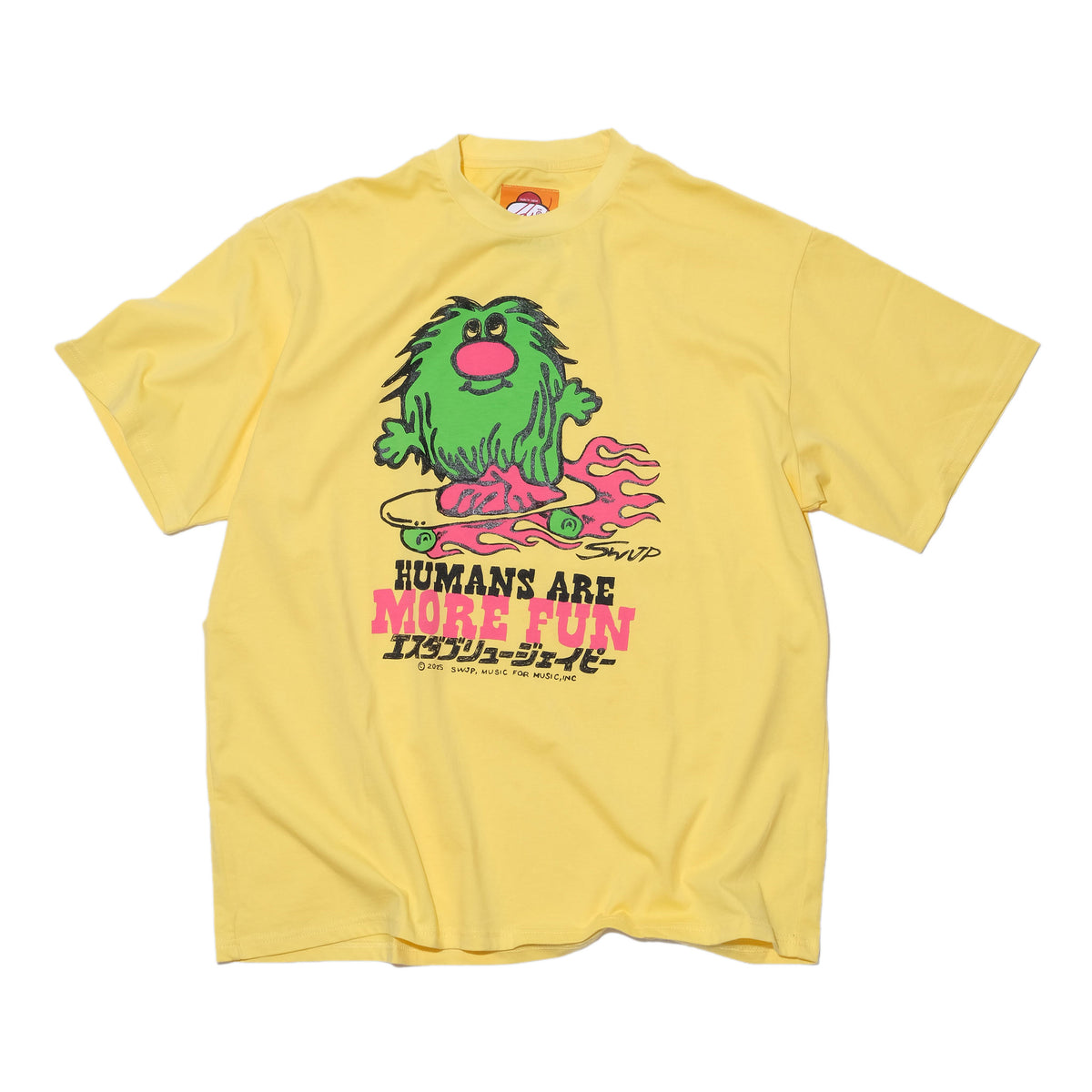 SWJP MOSSY MOE T-SHIRT YELLOW