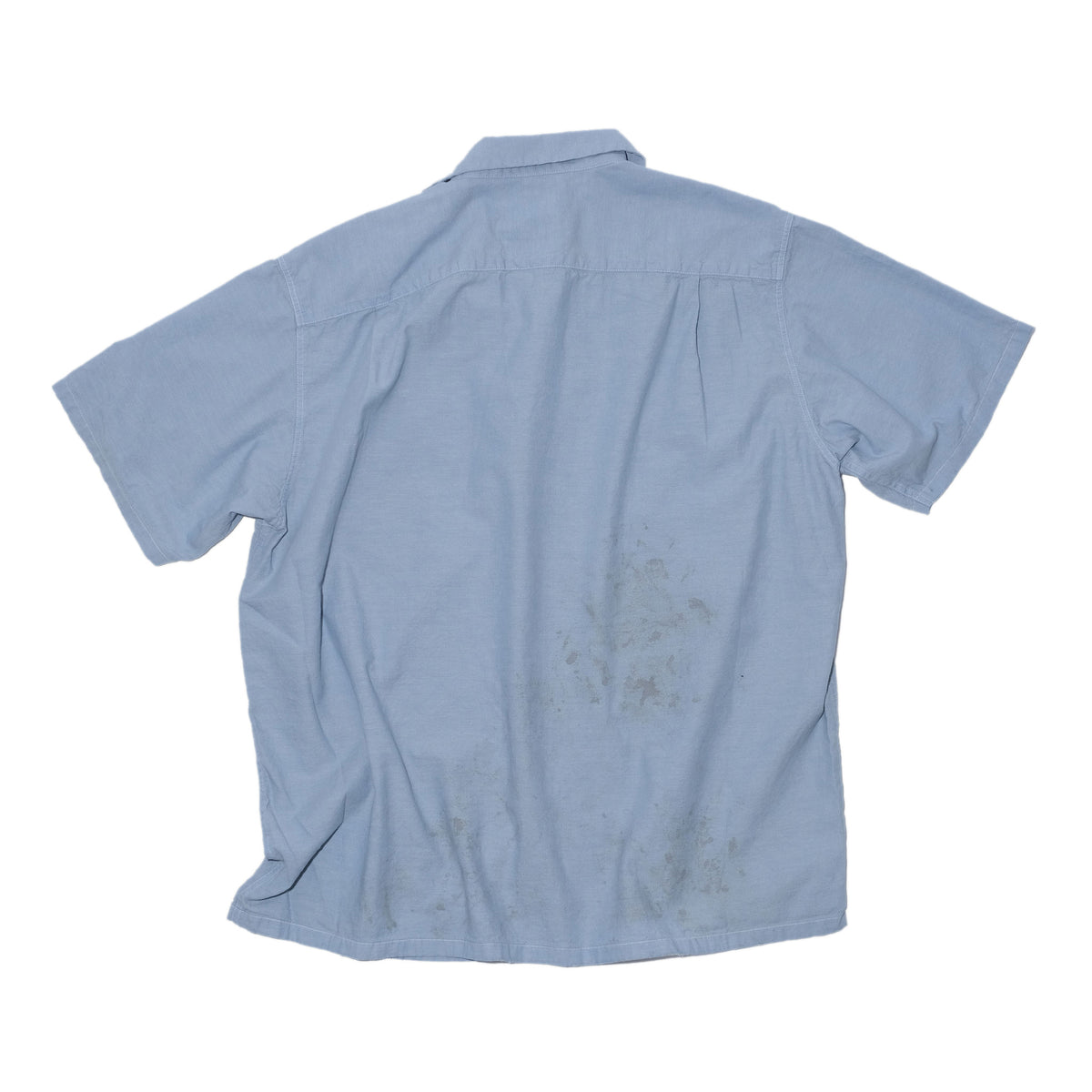 SWJP WRITERS BLOCK CHAMBRAY SHIRT W/O PAINT BLUE