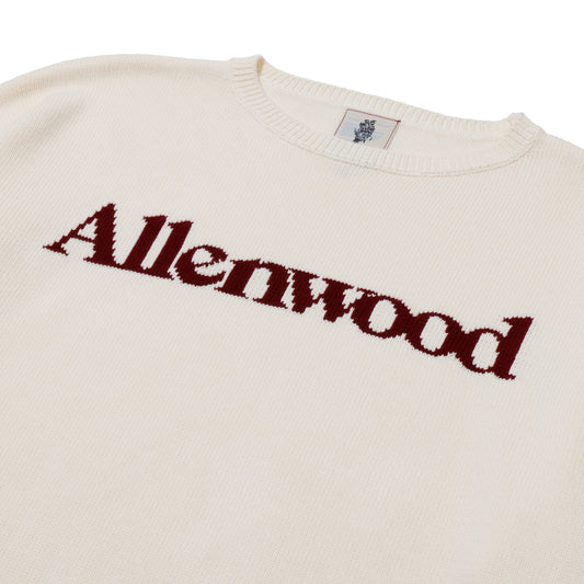 ALLENWOOD LOGO KNIT IVORY