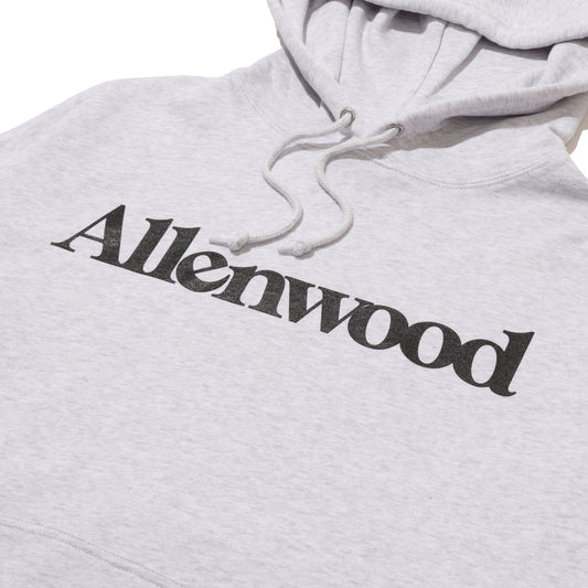 ALLENWOOD LOGO OVERSIZED HOODIE ASH GRAY