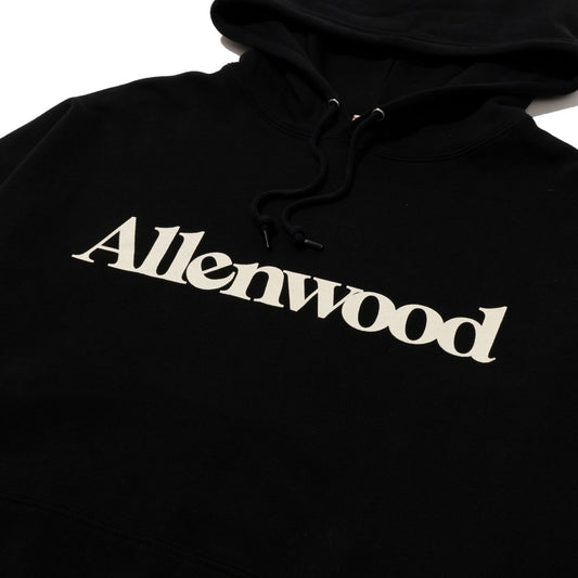 ALLENWOOD LOGO OVERSIZED HOODIE BLACK