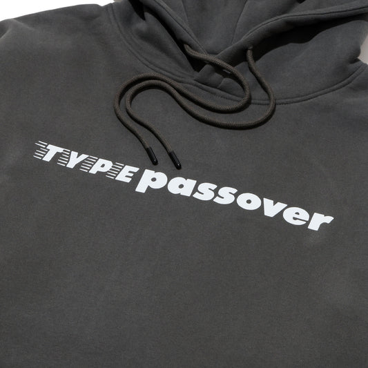 TYPE C x PASSOVER TYPE PASSOVER HOODIE PASTEL CHARCOAL