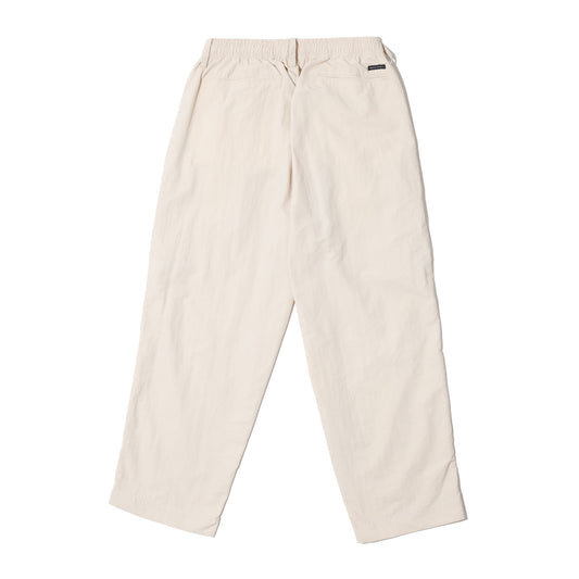 【EXCLUSIVE】BAGGY SPORTS 2TUCKS NYLON CHINO IVORY