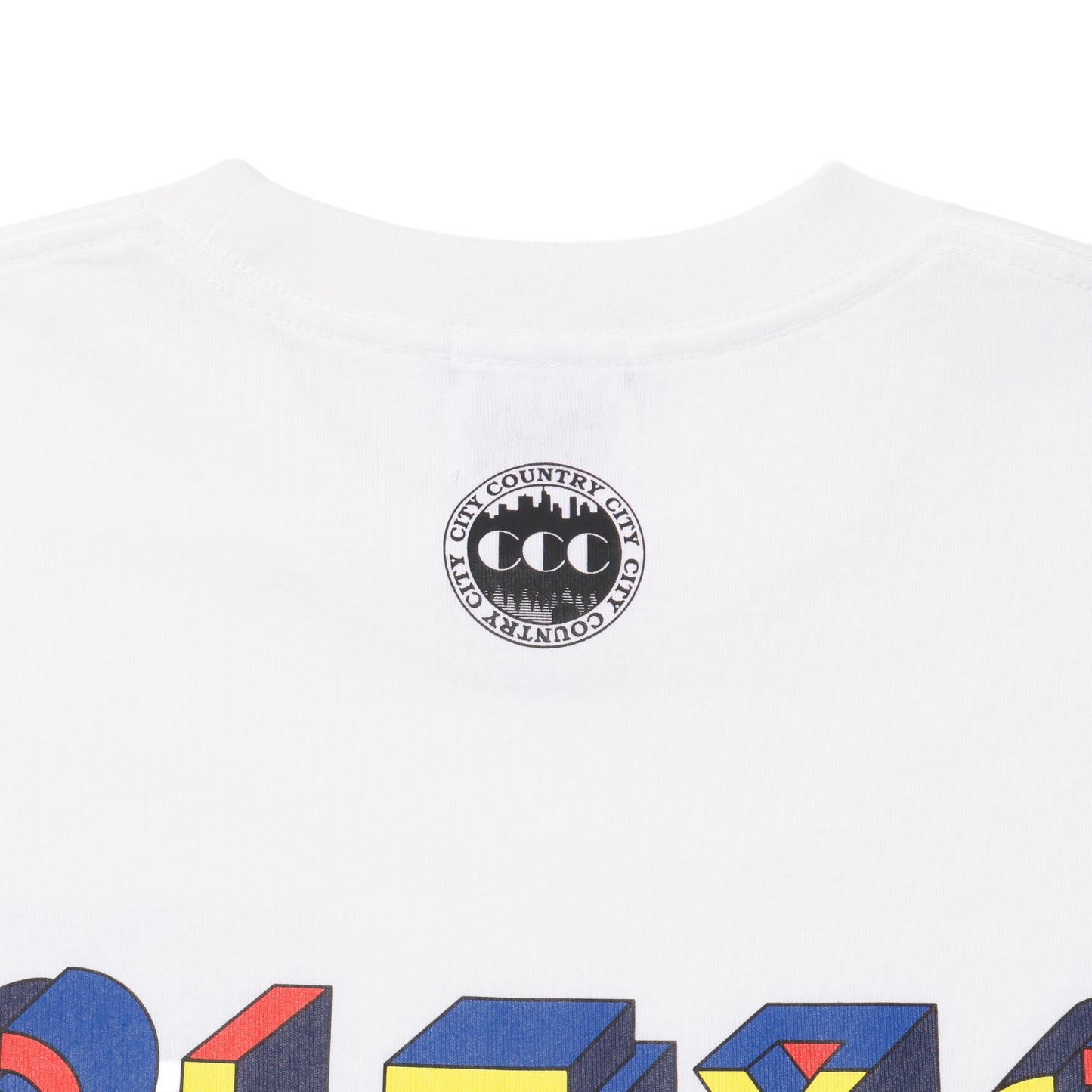 CITY COUNTRY CITY COTTON T-SHIRT CITY C CITY WHITE