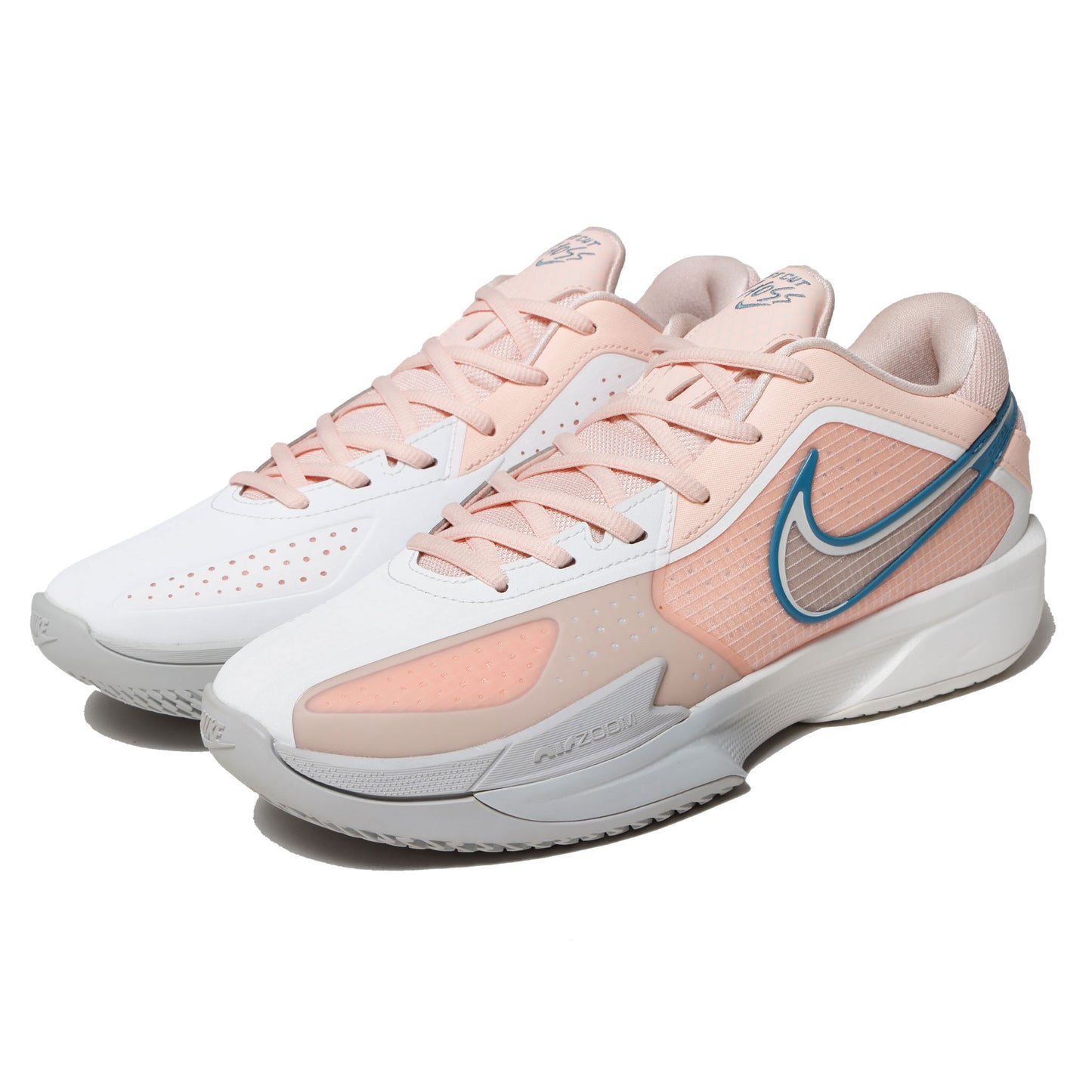 NIKE AIR ZOOM G.T. CUT CROSS EP WHITE/BARELY GRAPE-PINK FOAM-LIGHT SMOKE GREY HF0231-602