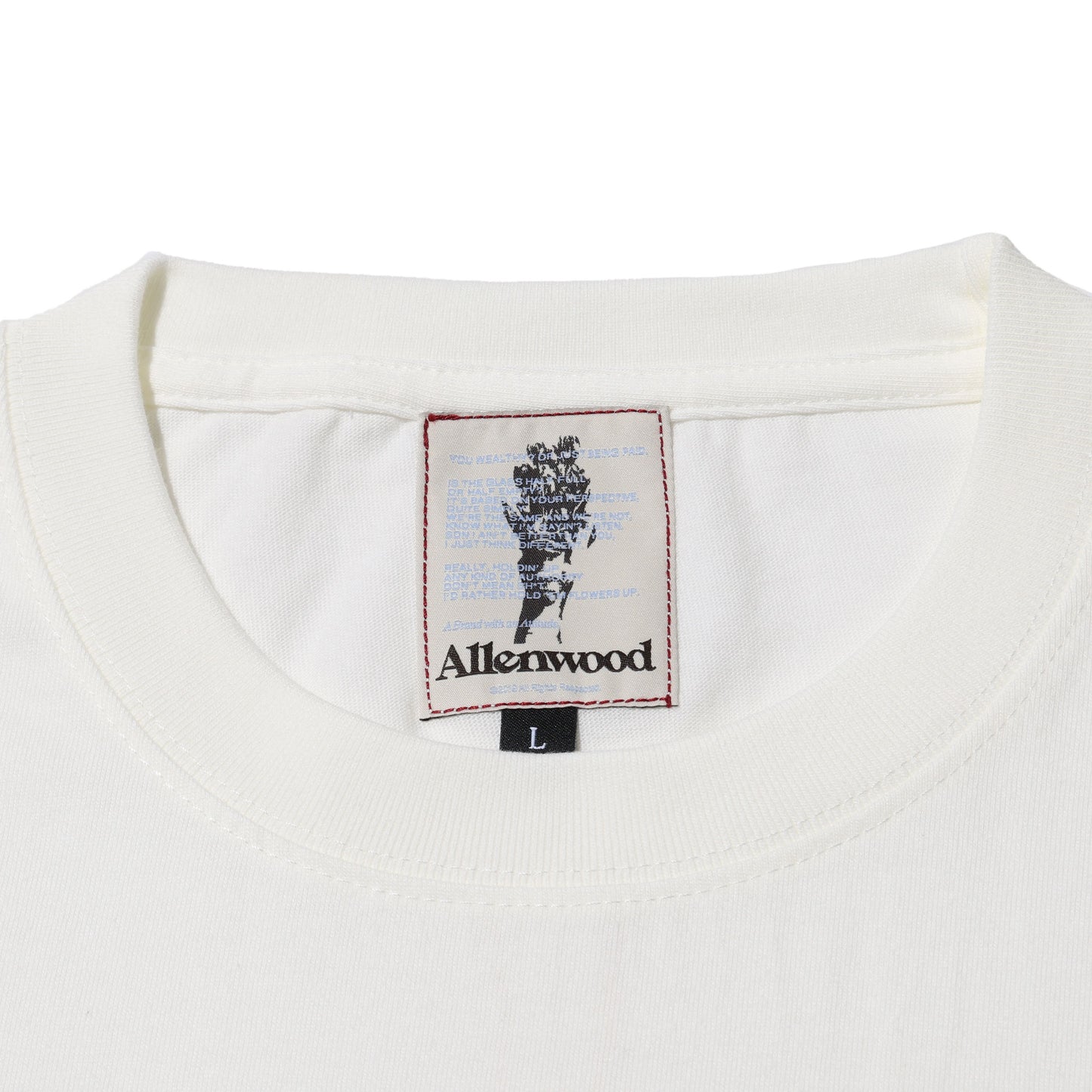 Allenwood LOGO T-SHIRT VANILLA WHITE
