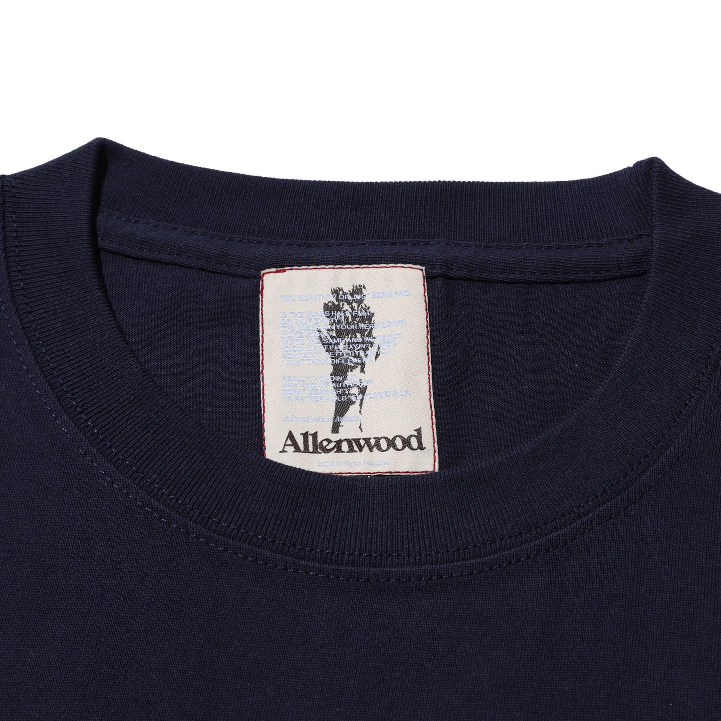 【EXCLUSIVE】Allenwood LOGO T-SHIRT NAVY