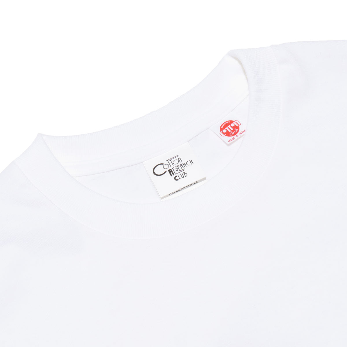 COTTON RESEARCH CLUB S/S TUBULAR T-SHIRT WHITE