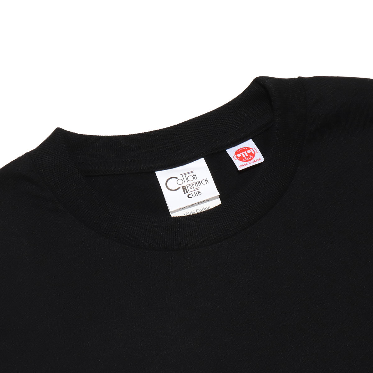COTTON RESEARCH CLUB S/S TUBULAR T-SHIRT BLACK