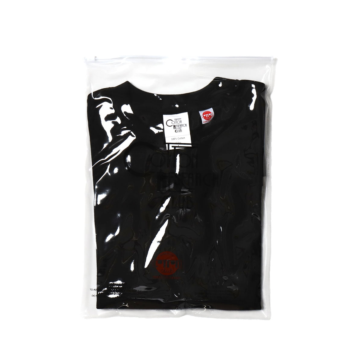 COTTON RESEARCH CLUB S/S TUBULAR T-SHIRT BLACK