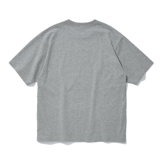 COTTON RESEARCH CLUB S/S TUBULAR T-SHIRT HEATHER GRAY
