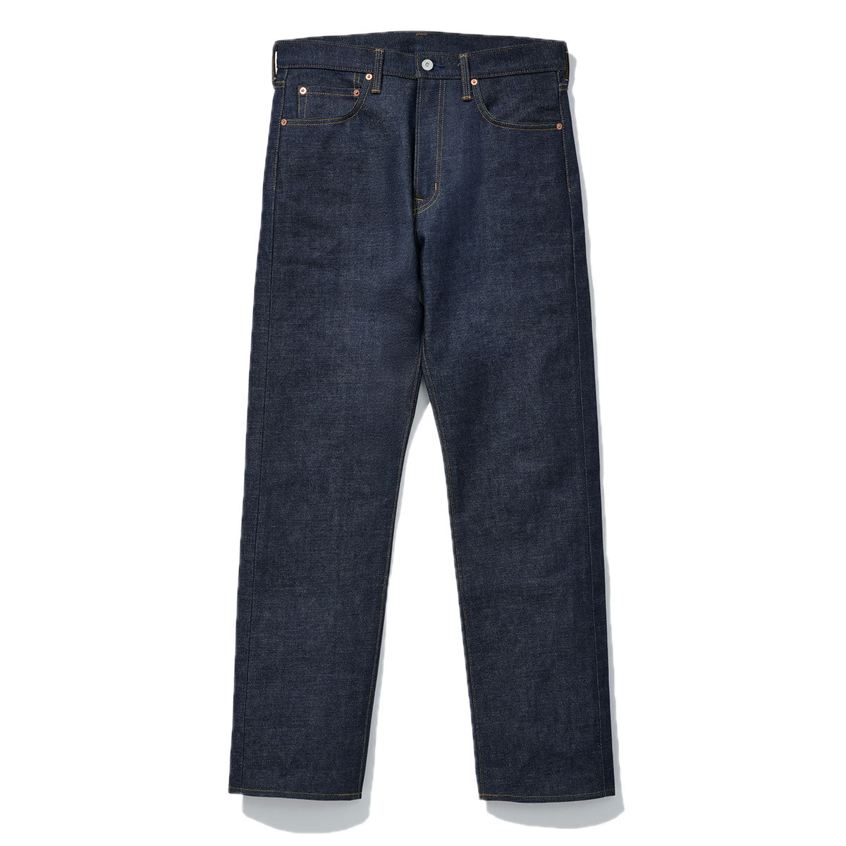 COTTON RESEARCH CLUB SELVAGE INDIGO DENIM JEANS INDIGO