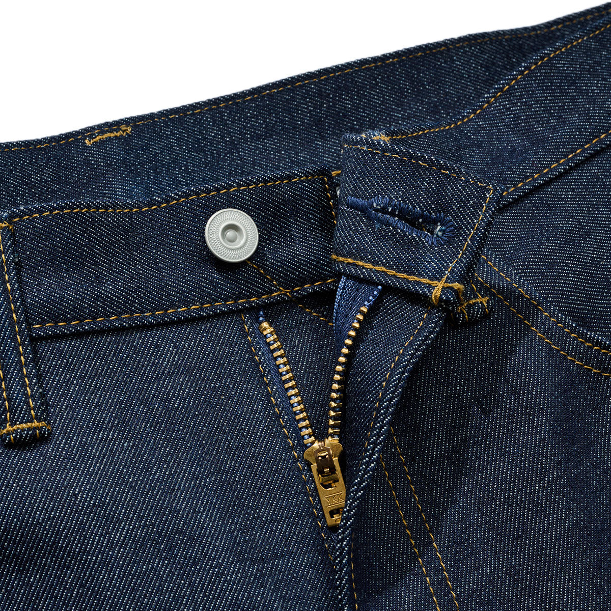 COTTON RESEARCH CLUB SELVAGE INDIGO DENIM JEANS INDIGO