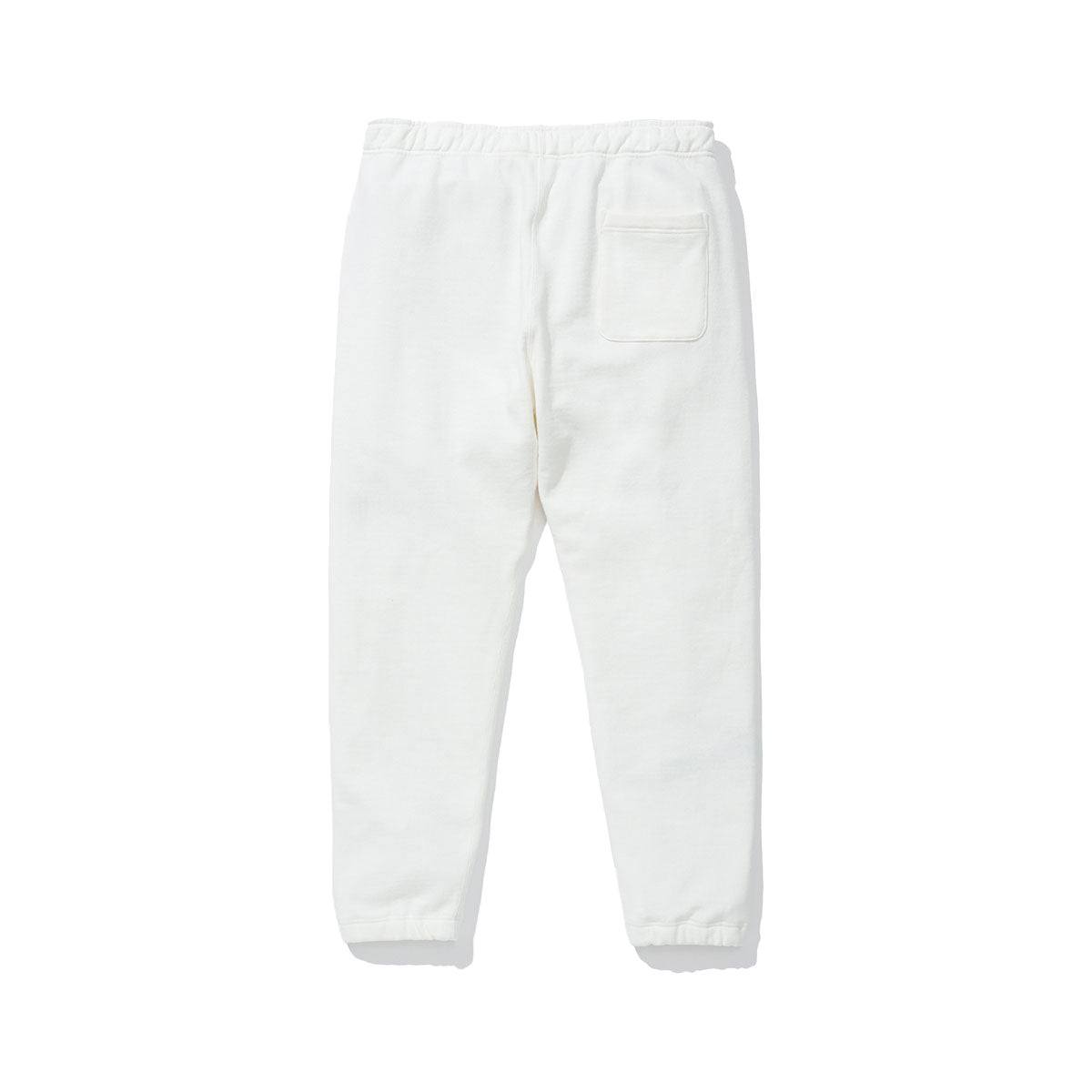 COTTON RESEARCH CLUB LOOPWHEEL TERRY SWEATPANTS WHITE
