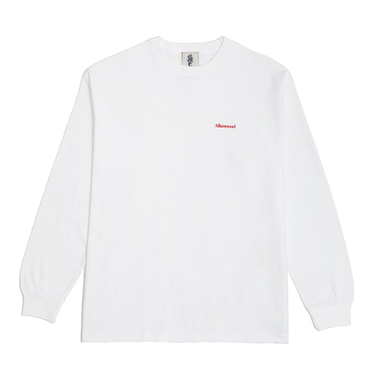 Allenwood LOGO L/S T-SHIRT WHITE