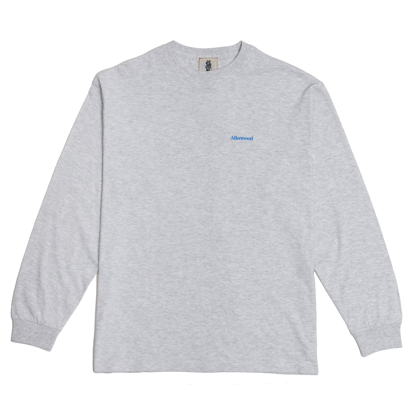 ALLENWOOD LOGO L/S T-SHIRT ASH GRAY