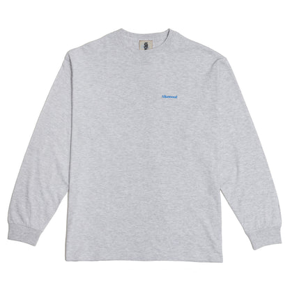 ALLENWOOD LOGO L/S T-SHIRT ASH GRAY