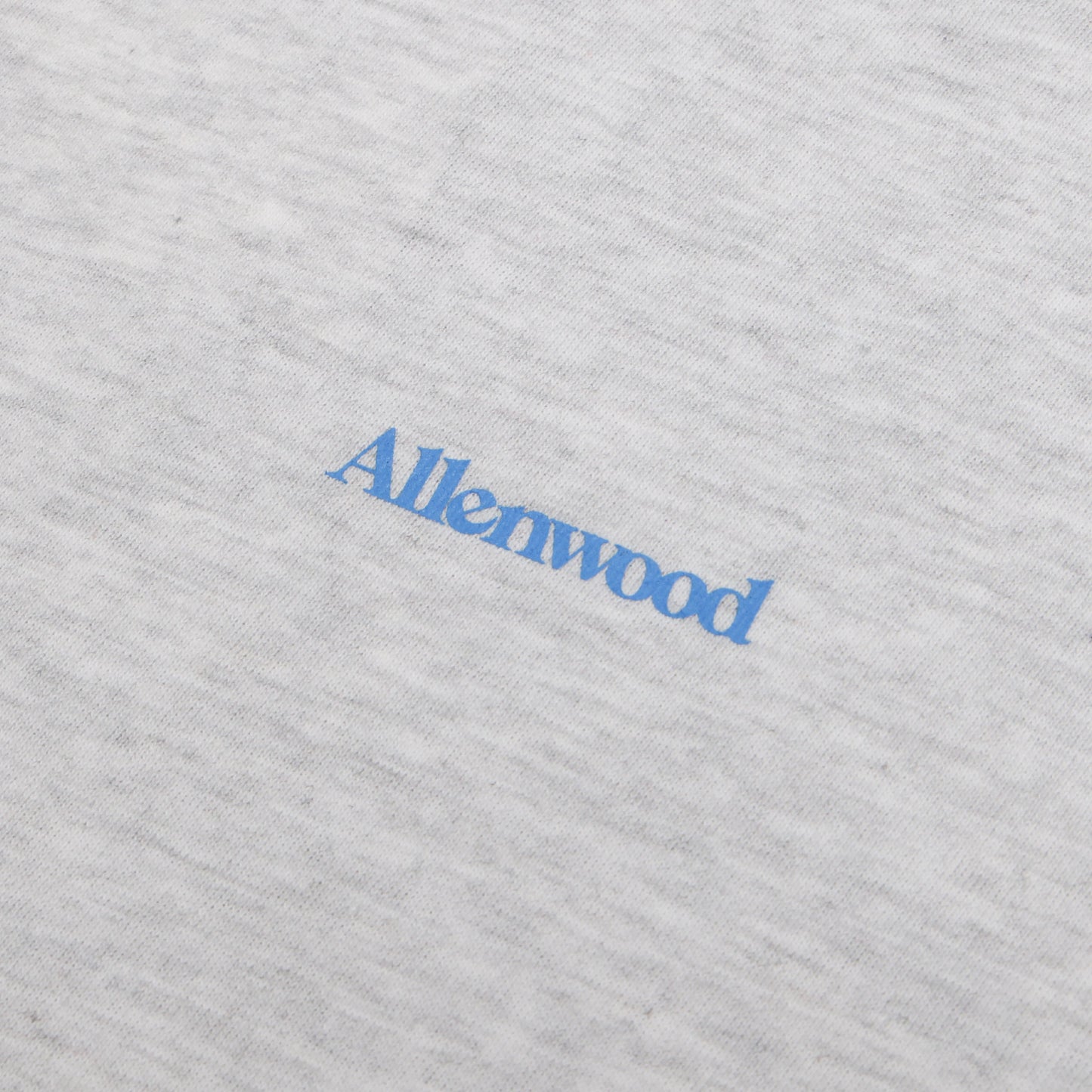 ALLENWOOD LOGO L/S T-SHIRT ASH GRAY