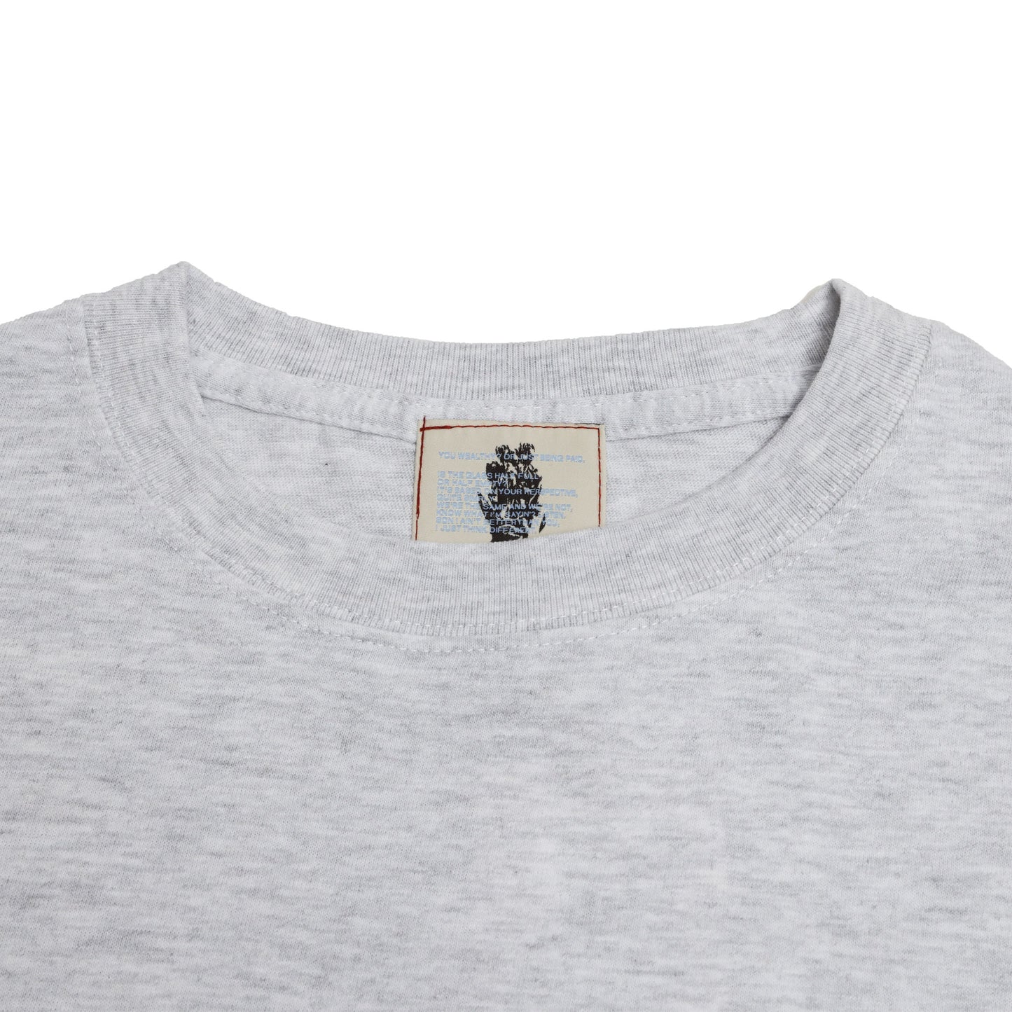 ALLENWOOD LOGO L/S T-SHIRT ASH GRAY