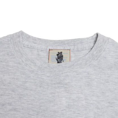 ALLENWOOD LOGO L/S T-SHIRT ASH GRAY