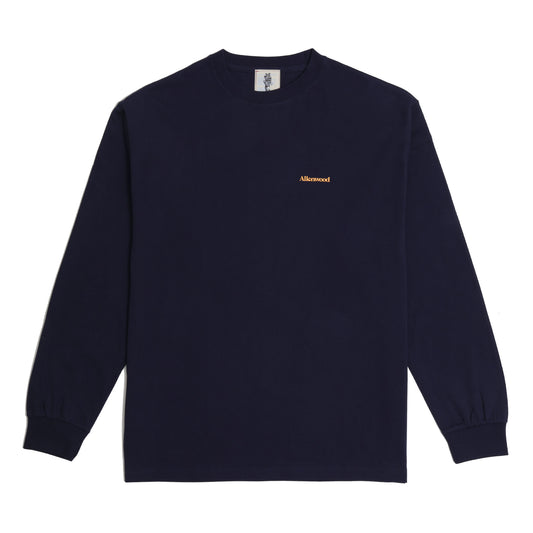 Allenwood LOGO L/S T-SHIRT NAVY