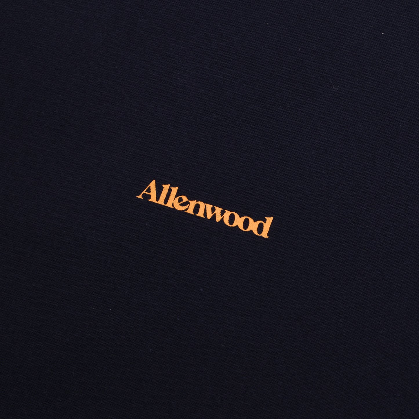 ALLENWOOD LOGO L/S T-SHIRT NAVY