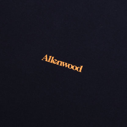 ALLENWOOD LOGO L/S T-SHIRT NAVY