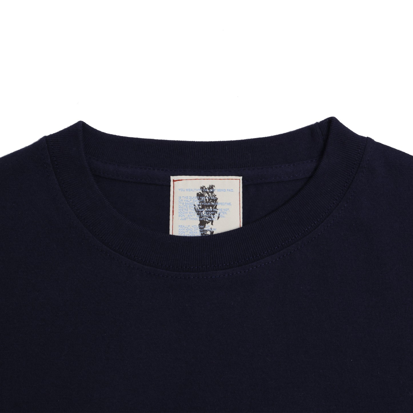 ALLENWOOD LOGO L/S T-SHIRT NAVY