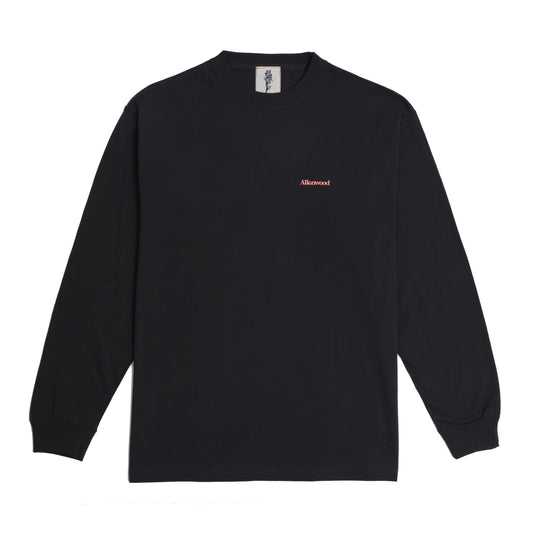Allenwood LOGO L/S T-SHIRT CHARCOAL