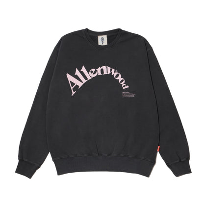 ALLENWOOD LIBERTY LOGO CREW SWEAT CHARCOAL