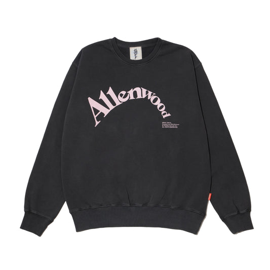 ALLENWOOD LIBERTY LOGO CREW SWEAT CHARCOAL