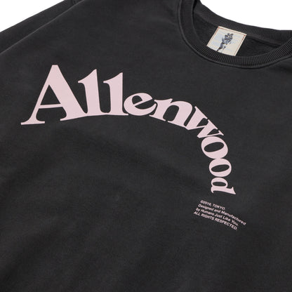 ALLENWOOD LIBERTY LOGO CREW SWEAT CHARCOAL