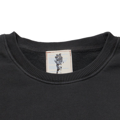 ALLENWOOD LIBERTY LOGO CREW SWEAT CHARCOAL