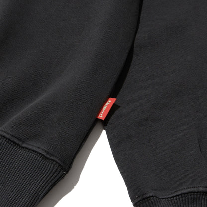 ALLENWOOD LIBERTY LOGO CREW SWEAT CHARCOAL