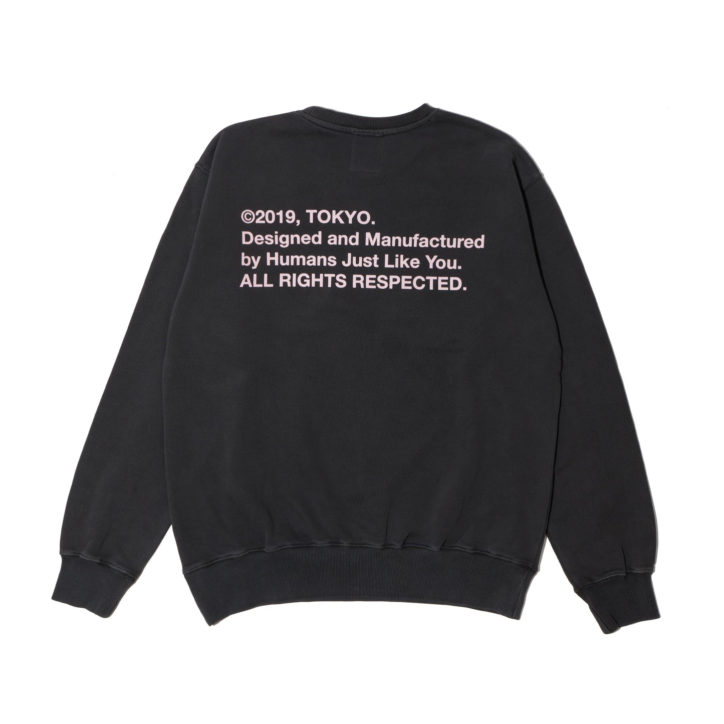 ALLENWOOD LIBERTY LOGO CREW SWEAT CHARCOAL