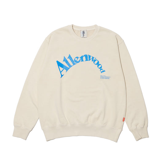 ALLENWOOD LIBERTY LOGO CREW SWEAT IVORY