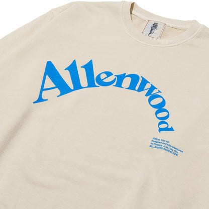 ALLENWOOD LIBERTY LOGO CREW SWEAT IVORY