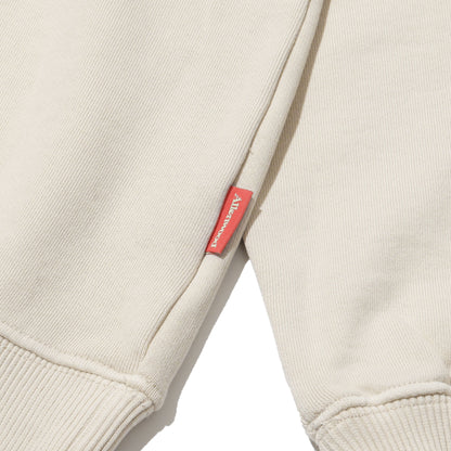 ALLENWOOD LIBERTY LOGO CREW SWEAT IVORY